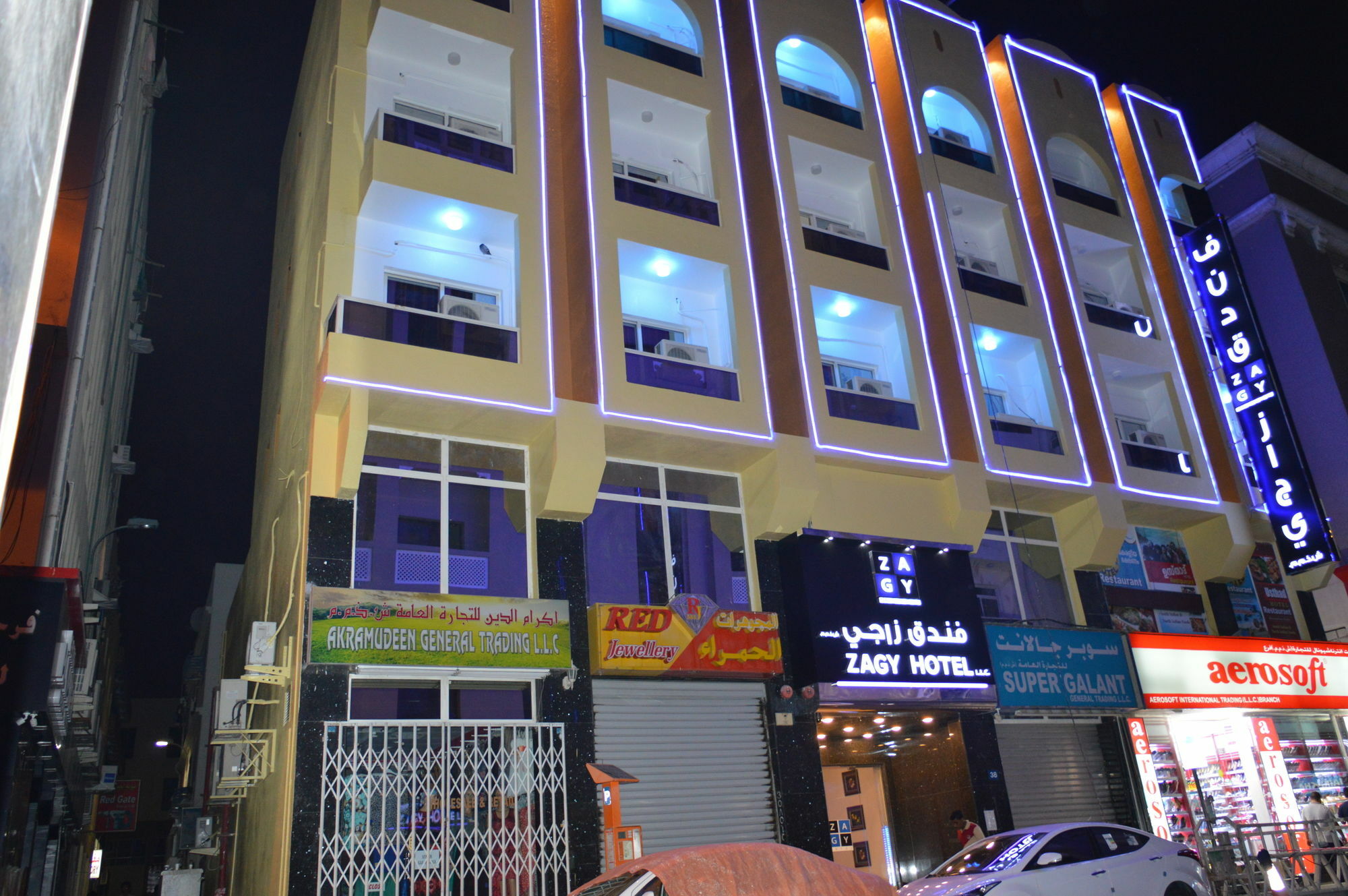 Zagy Hotel Dubai Bagian luar foto